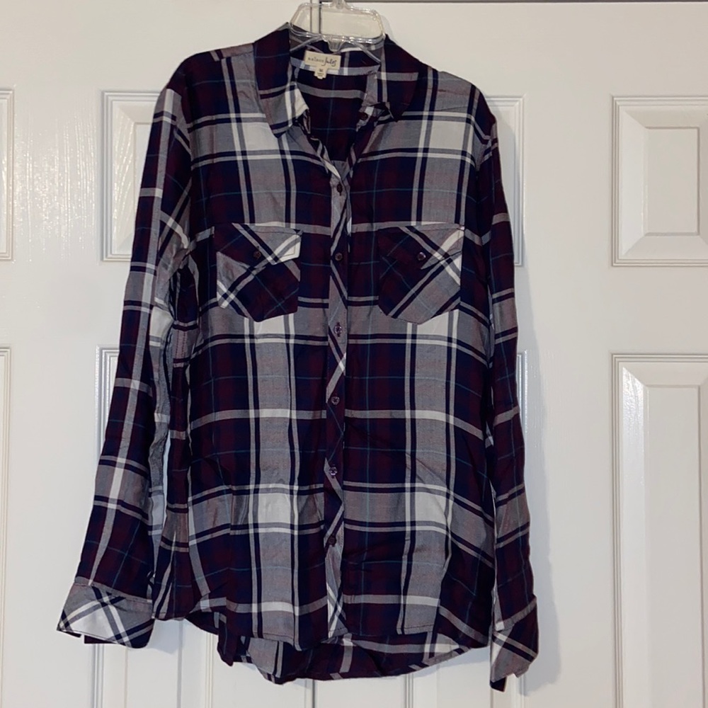 Maison Jules Purple Flannel